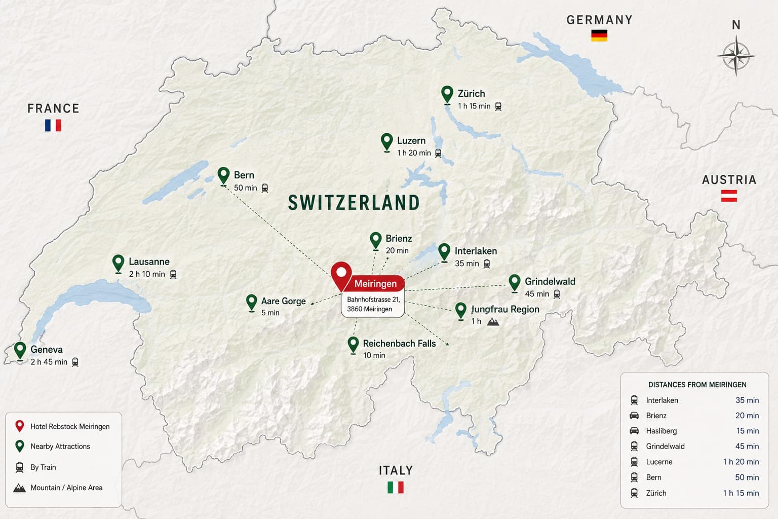 Hotel Rebstock location map