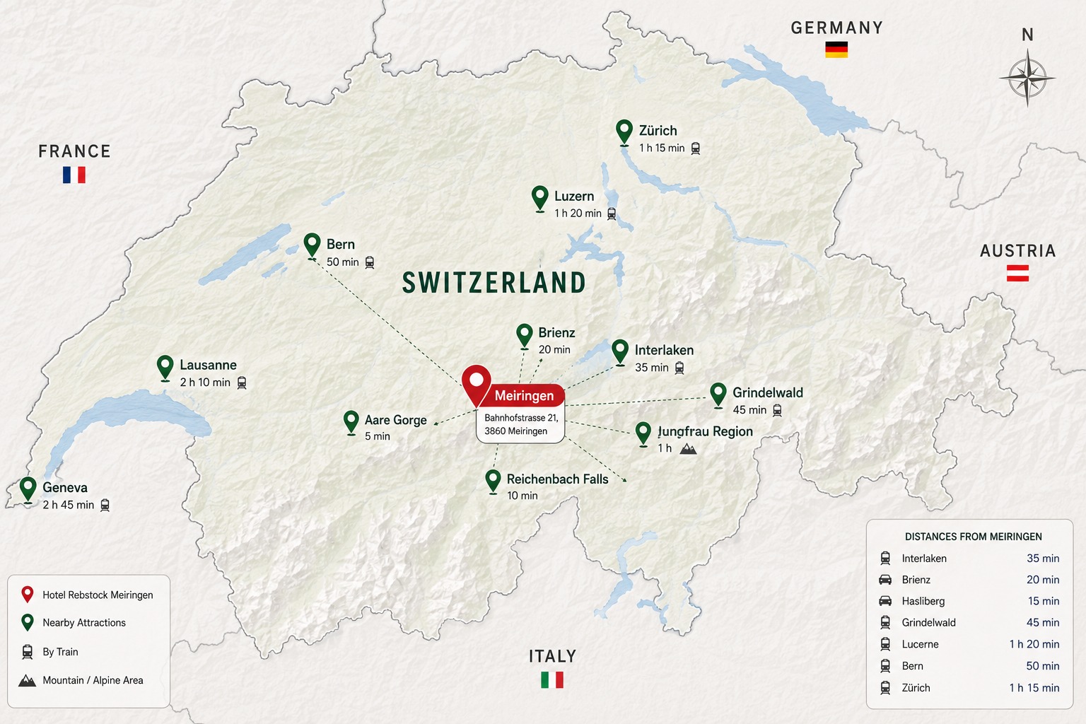 Hotel Rebstock location map